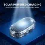 Solar powered flashing alarm light, set of 2
